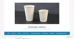 Desktop Screenshot of disposableamerica.org